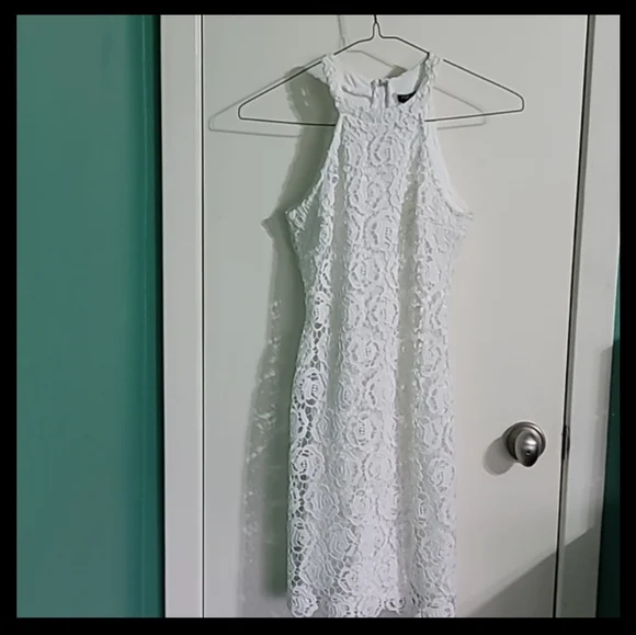 Boston Proper floral embroidered long sleeve jacket, mini dress size XS